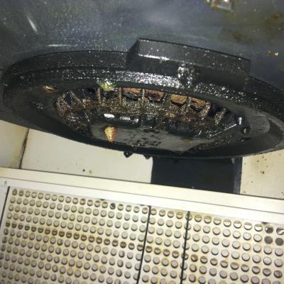 état du ventilateur de la hotte aspirante